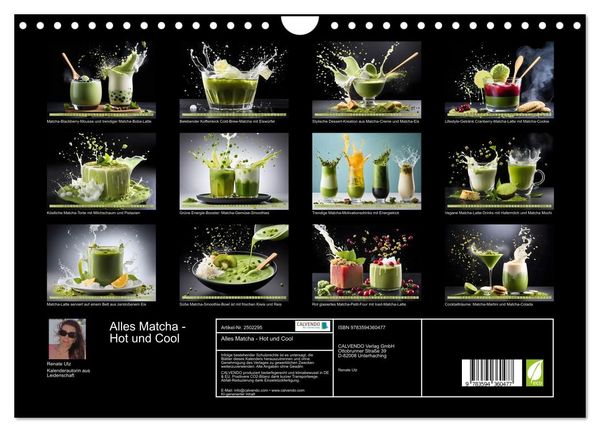 Produktbild: Alles Matcha - Hot und Cool (Wandkalender 2027 DIN A4 quer), CALVENDO Monatskalender