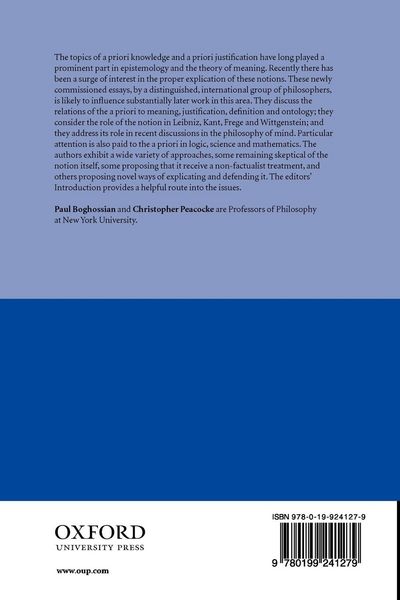 Produktbild: New Essays on the a Priori