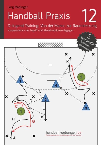 Produktbild: Handball Praxis 12 - D-Jugend-Training: Von der Mann- zur Raumdeckung - Kooperationen im Angriff und Abwehroptionen dagegen