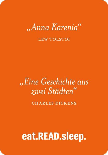 Produktbild: eat.READ.sleep - DAS B&uuml;cher-Quiz