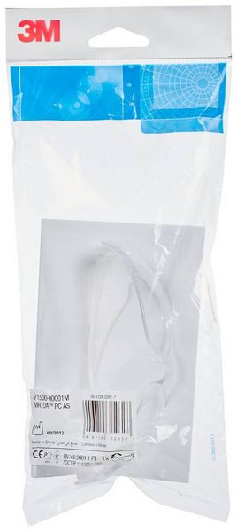Produktbild: 3M Virtua 715001AF Schutzbrille mit Antibeschlag-Schutz, mit Antikratz-Schutz Transparent