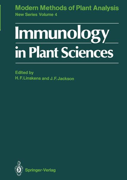 Produktbild: Immunology in Plant Sciences