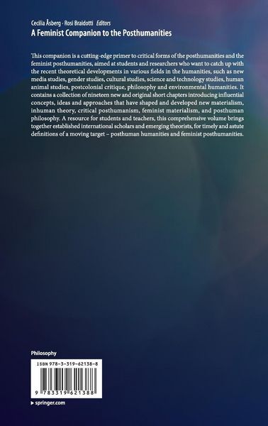 Produktbild: A Feminist Companion to the Posthumanities