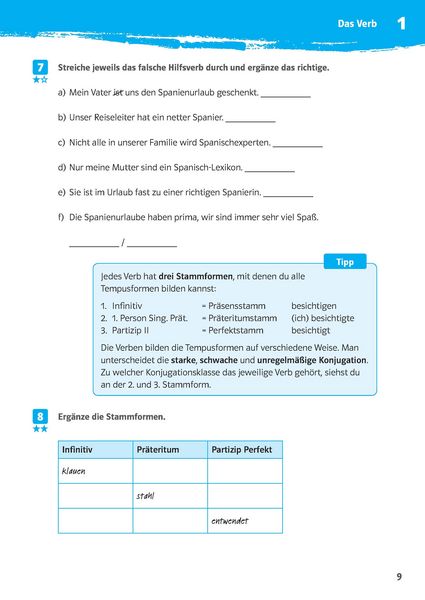 Produktbild: 10-Minuten-Training Deutsch Grammatik Zeiten 5. - 7. Klasse