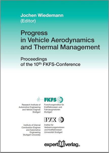 Produktbild: Progress in Vehicle Aerodynamics and Thermal Management
