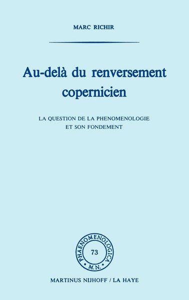 Produktbild: Au-del&agrave; du renversement Copernicien