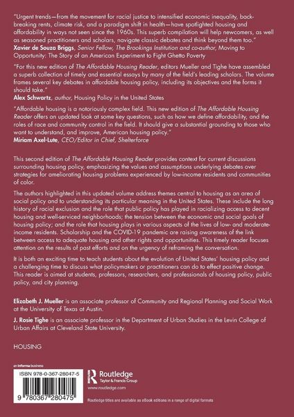 Produktbild: The Affordable Housing Reader