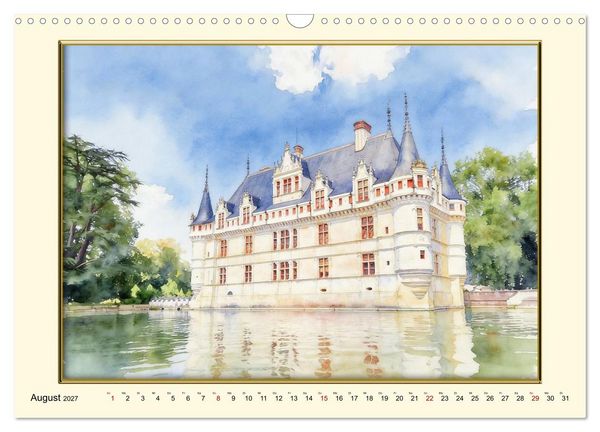 Produktbild: M&auml;rchenschl&ouml;sser an der Loire (Wandkalender 2027 DIN A3 quer), CALVENDO Monatskalender