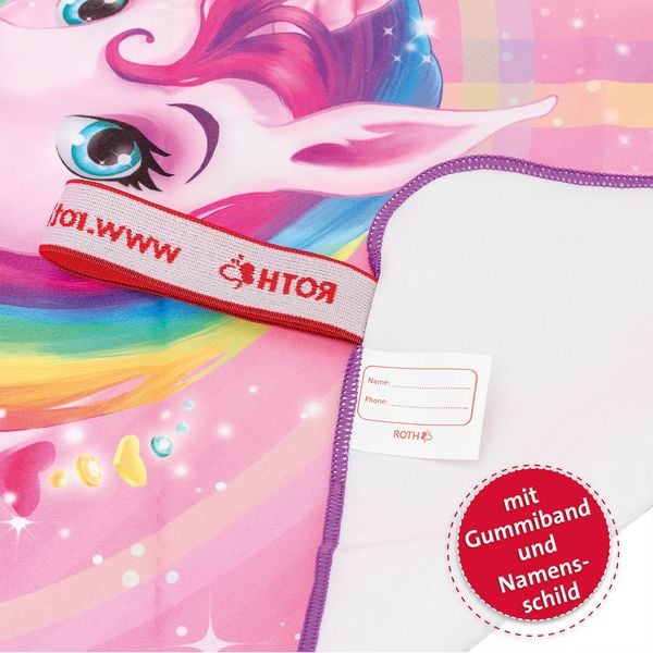 Produktbild: Roth Badetuch Einhornportait 60x120cm