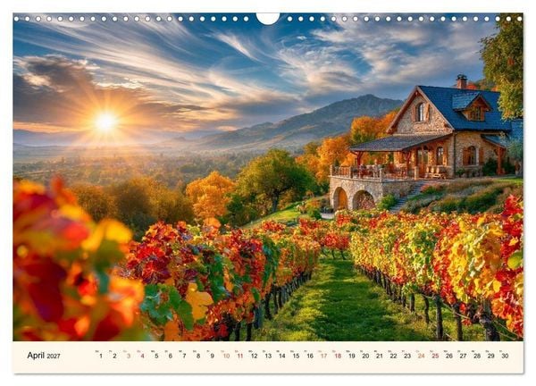Produktbild: Wein - Tradition &middot; Kellerkunst &middot; Herkunft (Wandkalender 2027 DIN A3 quer), CALVENDO Monatskalender