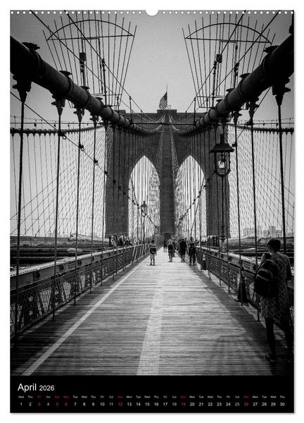 Produktbild: New York City (High Quality Premium Wall Calendar 2026 DIN A2 portrait),CALVENDO 12 Month Wall Calendar