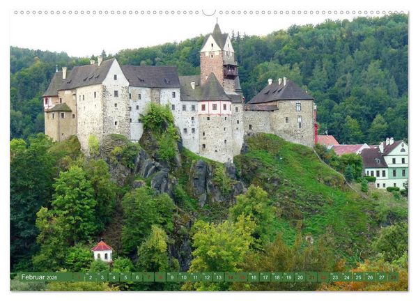 Produktbild: Loket - Das b&ouml;hmische Rothenburg (Wandkalender 2026 DIN A2 quer), CALVENDO Monatskalender