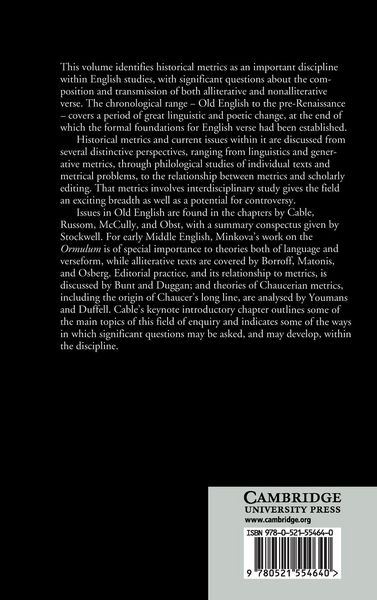 Produktbild: English Historical Metrics