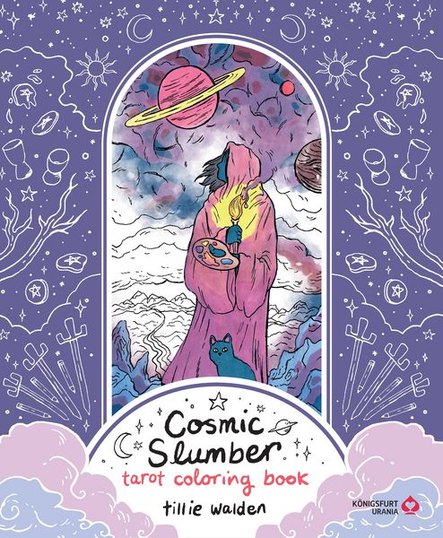 Produktbild: Modern Witch Tarot Coloring Book / Cosmic Slumber Tarot Coloring Books-Bundle