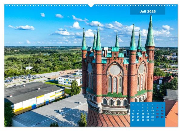 Produktbild: Hansestadt Rostock (hochwertiger Premium Wandkalender 2026 DIN A2 quer), Kunstdruck in Hochglanz