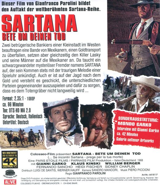 Produktbild: Sartana - Bete um deinen Tod - Uncut