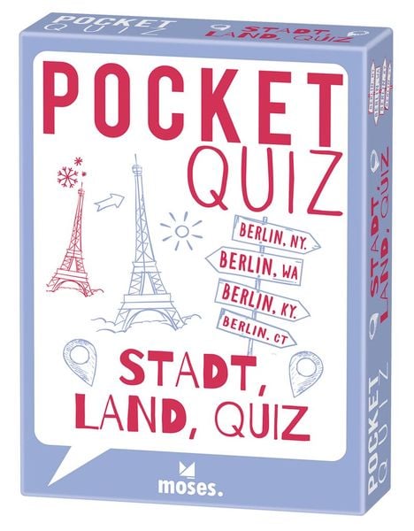 Produktbild: Moses. - Pocket Quiz Stadt, Land, Quiz