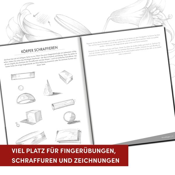 Produktbild: Die Kunst des Zeichnens &Uuml;bungsbuch. Mit neuem Trainingskonzept