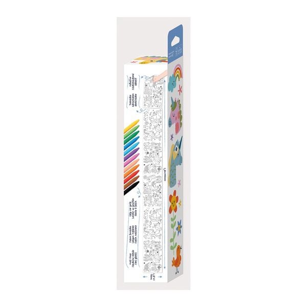 Produktbild: HAKUYOKA Wachsmalkreiden-Set Einhorn