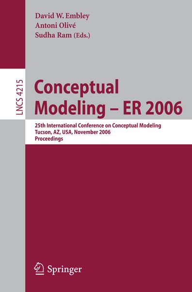 Produktbild: Conceptual Modeling - ER 2006