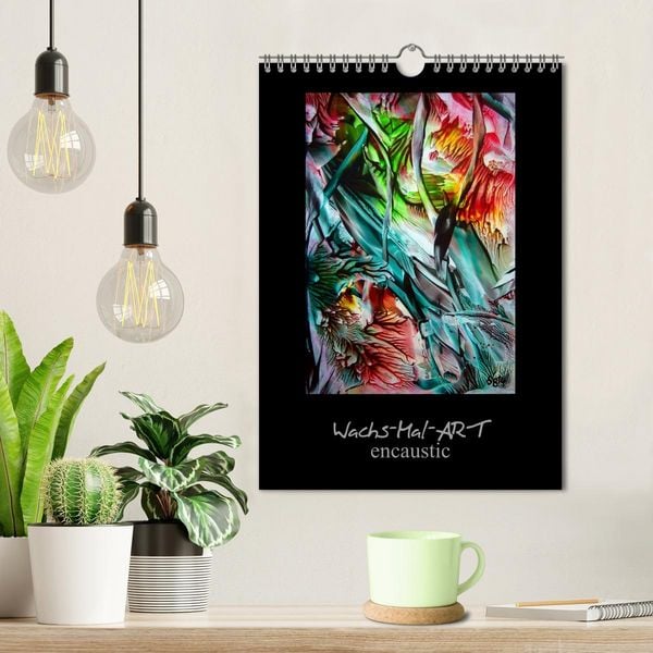 Produktbild: Wachs-Mal-ART encaustic (Wandkalender 2026 DIN A4 hoch), CALVENDO Monatskalender
