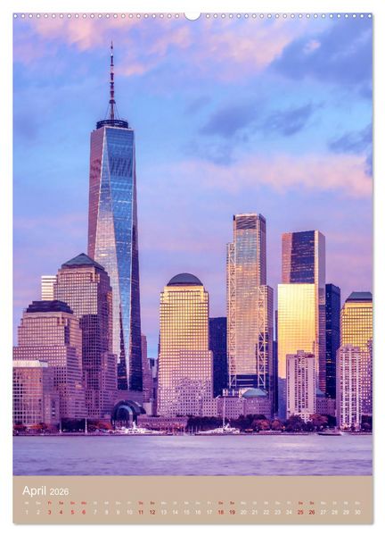 Produktbild: NEW YORK CITY Architektur und Atmosph&auml;re (hochwertiger Premium Wandkalender 2026 DIN A2 hoch), Kunstdruck in Hochglanz