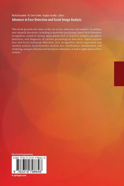 Produktbild: Advances in Face Detection and Facial Image Analysis