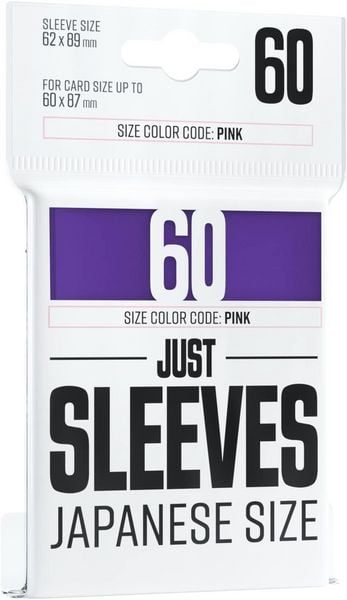 Produktbild: Just Sleeves - Japanese Size Purple (Einzelpack) Sprachunabh&auml;ngig