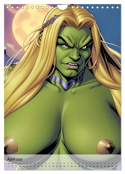 Produktbild: Super Sexy Superfrauen (Wandkalender 2026 DIN A4 hoch), CALVENDO Monatskalender
