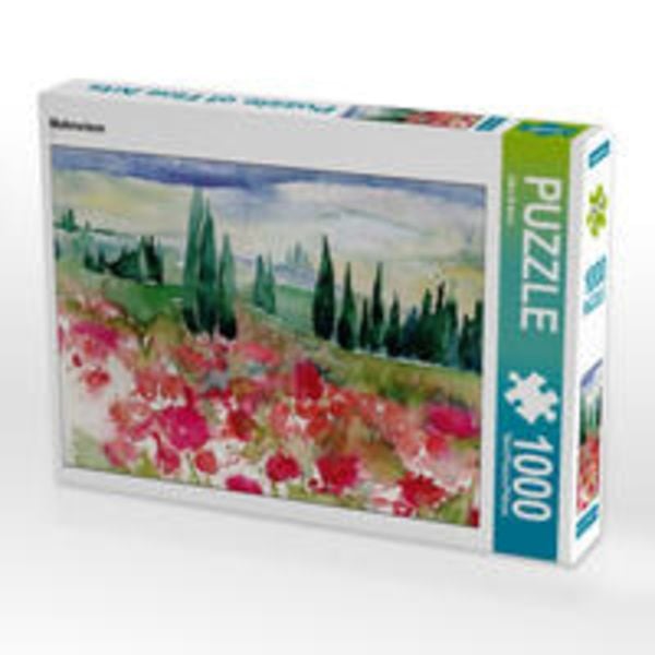 CALVENDO Puzzle Mohnwiese 1000 Teile Lege-Größe 64 x 48 cm Foto-Puzzle Bild von Jitka Krause