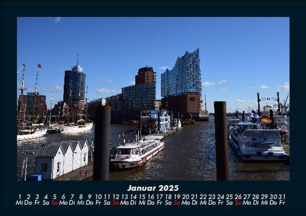 Produktbild: Hamburg 2025 Fotokalender DIN A5