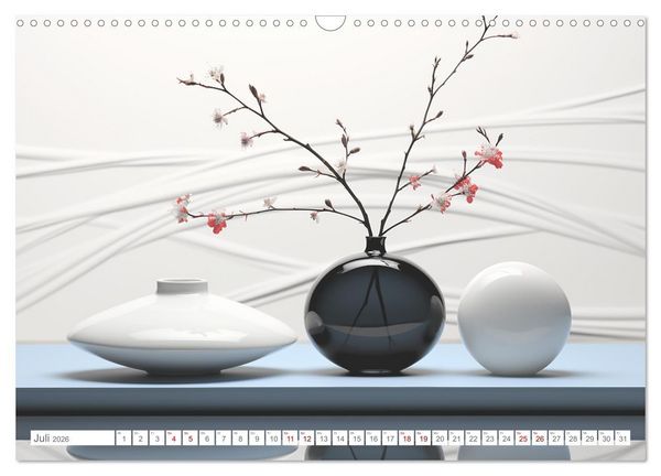 Produktbild: Zen (Wandkalender 2026 DIN A3 quer), CALVENDO Monatskalender