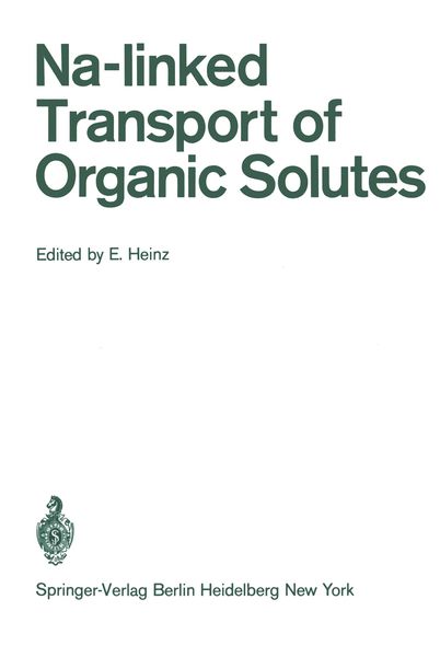 Produktbild: Na-linked Transport of Organic Solutes