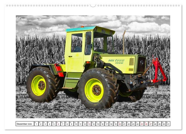 Produktbild: Deutsche Traktoren aus vergangenen Zeiten (hochwertiger Premium Wandkalender 2026 DIN A2 quer), Kunstdruck in Hochglanz