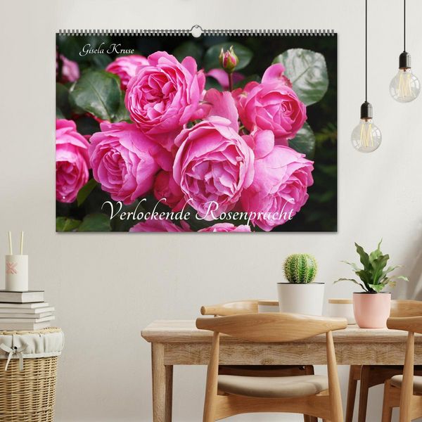 Produktbild: Verlockende Rosenpracht (Wandkalender 2026 DIN A2 quer), CALVENDO Monatskalender