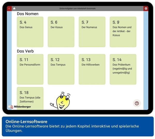 Produktbild: Das W&ouml;rterbuch f&uuml;r die Sekundarstufe &ndash; Arbeitsheft Grammatik
