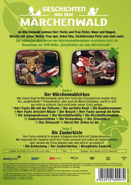 Produktbild: Geschichten aus dem M&auml;rchenwald: Der M&auml;rchenwaldzirkus / Die Zauberkiste
