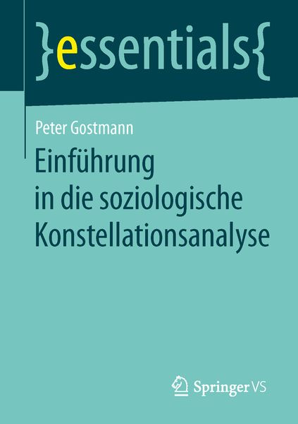 Produktbild: Einführung in die soziologische Konstellationsanalyse