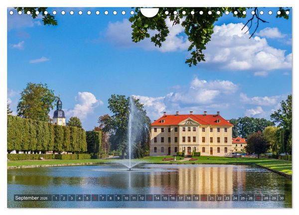 Produktbild: Barockgarten Zabeltitz (Wandkalender 2026 DIN A4 quer), CALVENDO Monatskalender