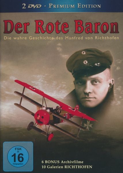 Produktbild: Der Rote Baron - Die wahre Geschichte des Manfred von Richthofen - Premium Edition  [2 DVDs]