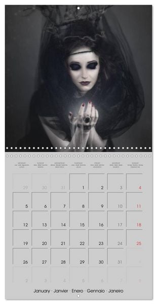 Produktbild: Kisses of dark dreams (Wall Calendar 2026 12 &times; 12 Inch) CALVENDO 12 Month Wall Calendar