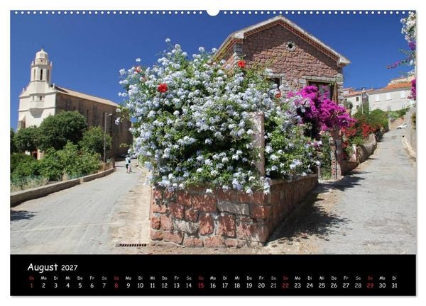 Produktbild: Korsikas St&auml;dte (hochwertiger Premium Wandkalender 2027 DIN A2 quer), Kunstdruck in Hochglanz