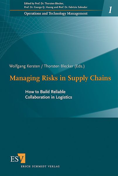 Produktbild: Managing Risks in Supply Chains