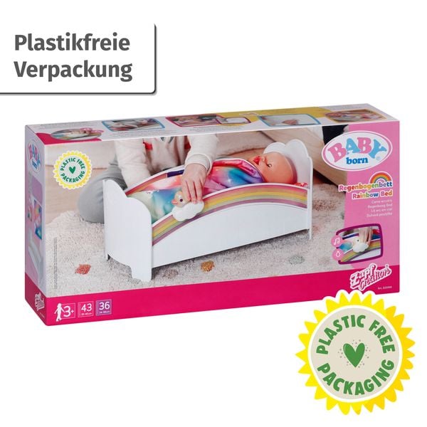 Produktbild: BABY born Regenbogen Bett