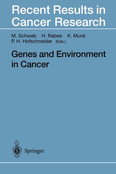 Produktbild: Genes and Environment in Cancer