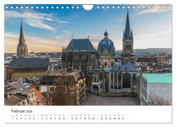 Produktbild: Aachener Dom - Weltkulturdenkmal (Wandkalender 2026 DIN A4 quer), CALVENDO Monatskalender