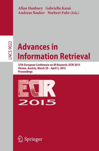 Produktbild: Advances in Information Retrieval