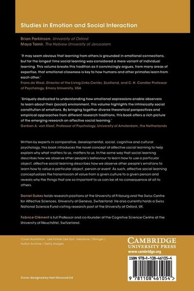 Produktbild: Foundations of Affective Social Learning