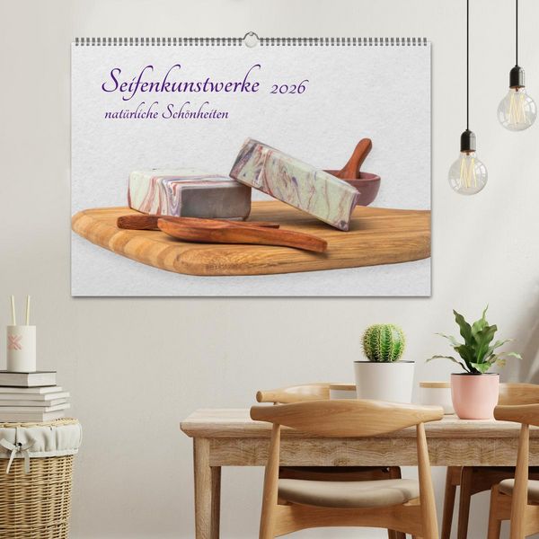 Produktbild: Seifenkunstwerke (Wandkalender 2026 DIN A2 quer), CALVENDO Monatskalender