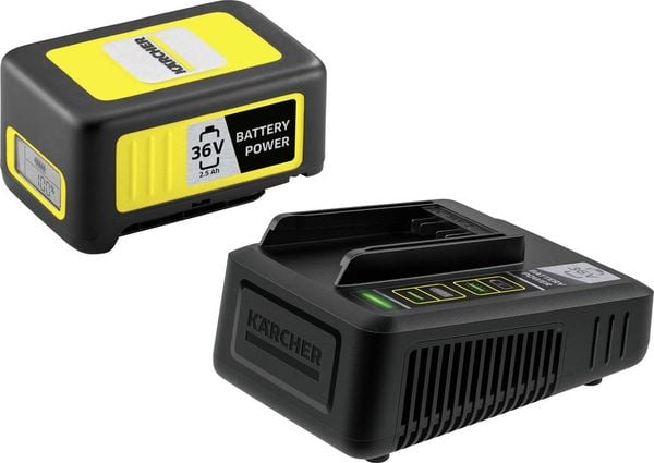 Kärcher Home & Garden Starter Kit Battery Power 36/25 2.445-064.0 Werkzeug-Akku und Ladegerät 36 V 2.5 Ah Li-Ion